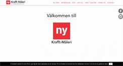 Desktop Screenshot of krafft-maleri.se