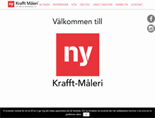 Tablet Screenshot of krafft-maleri.se